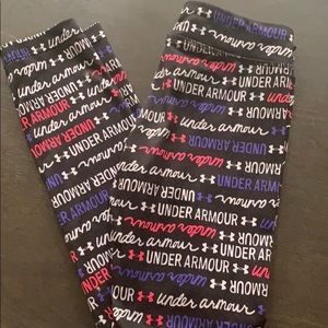 Girls Under Armour pants/leggings size 6
